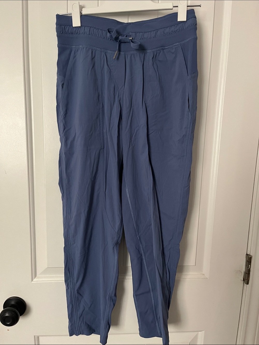 lululemon athletica Slate Blue Track Joggers with Drawstring Waist